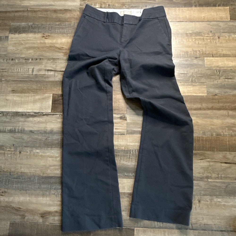 BANANA REPUBLIC Martin Fit Blue Straight Leg Dress Pants Sz 8 Career
